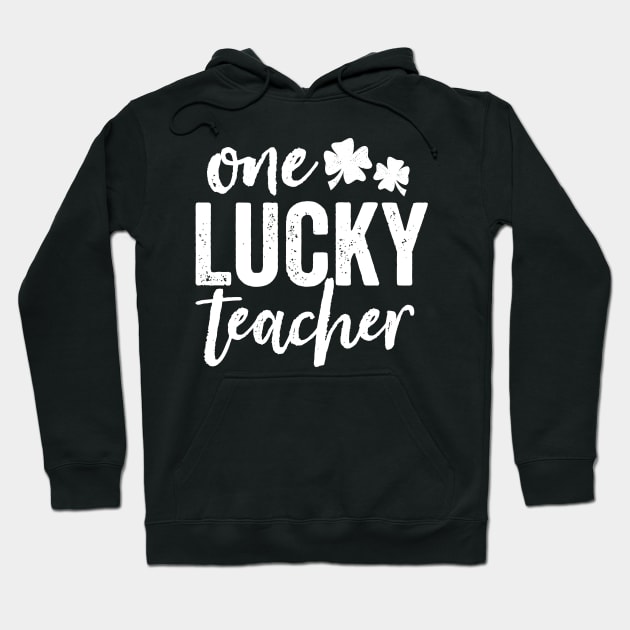 One Lucky Teacher Hoodie by DetourShirts